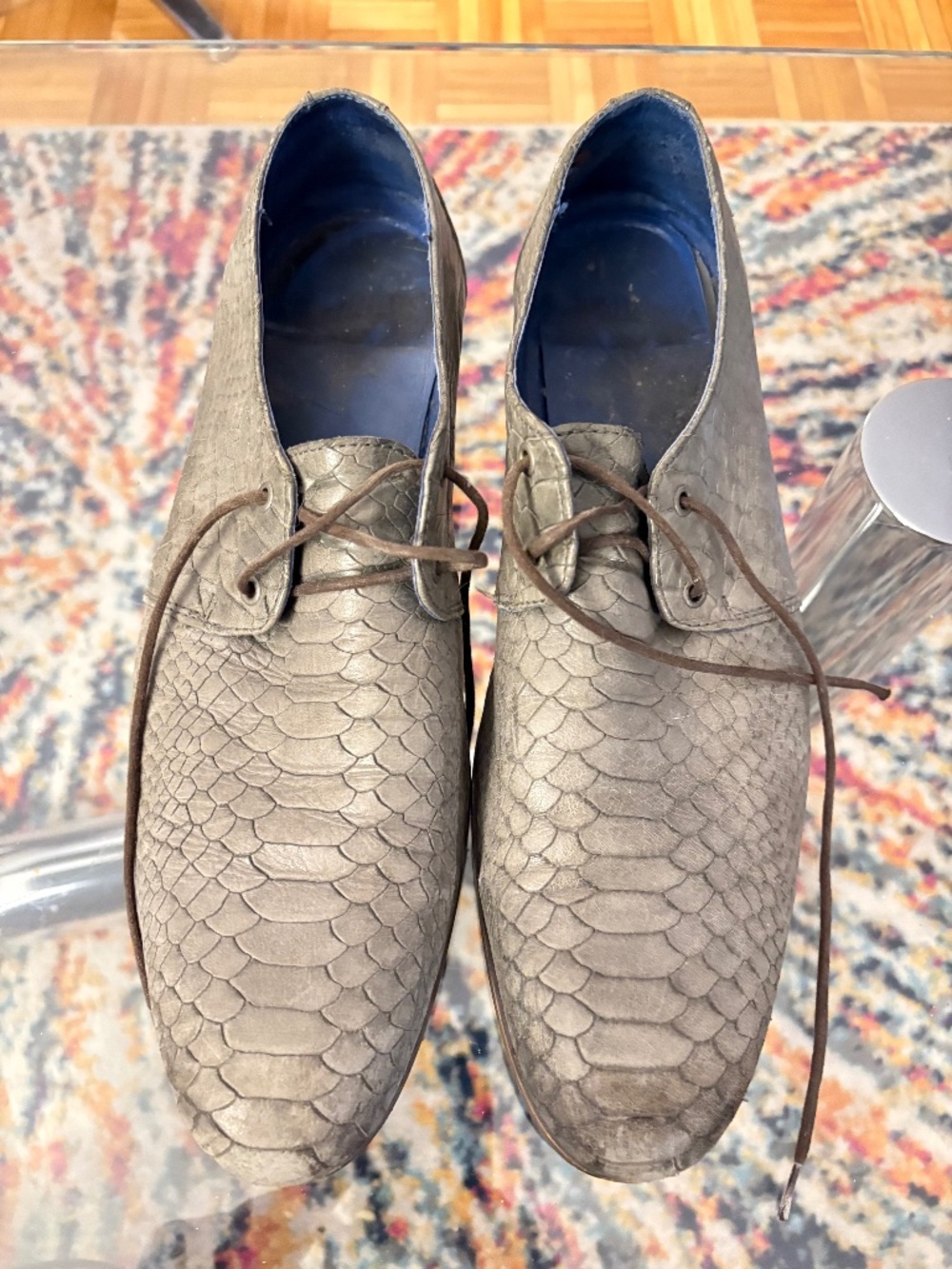Grey textured Fluevog - M size 12